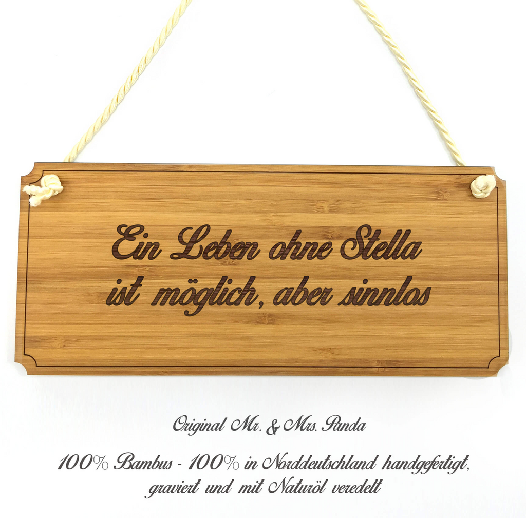 Türschild Classic Schild Stella Dekoschild, Schild, Wanddeko, Werbeschild, Holzschild, Reklameschild, Türschild, Küchenschild, Wandschild, Holztafel, Motivschild, Spruchschild, Landhaus, Shabby, graviert