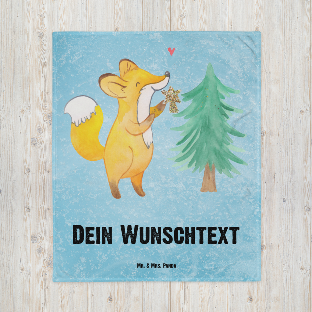 Babydecke mit Namen Fuchs  Weihnachtsbaum Babdyecke personalisiert, Babydecke mit Namen, Babydecke bedrucken, Babygeschenk personalisiet, Babygeschenk mit Namen, Krabbeldecke mit Namen, Krabbeldecke personalisiert, Winter, Weihnachten, Weihnachtsdeko, Nikolaus, Advent, Heiligabend, Wintermotiv, Weihnachtsmann, Weihnachtstage, Fuchs, Schlittschuh, Weihnachtszeit, Weihnachtsdekoration