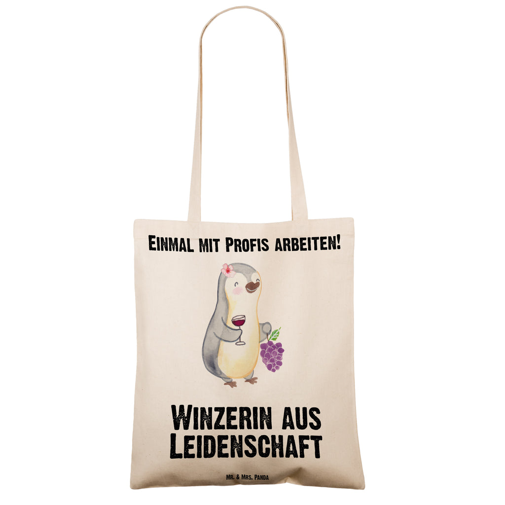 Tragetasche Winzerin aus Leidenschaft Beuteltasche, Beutel, Einkaufstasche, Jutebeutel, Stoffbeutel, Tasche, Shopper, Umhängetasche, Strandtasche, Schultertasche, Stofftasche, Tragetasche, Badetasche, Jutetasche, Einkaufstüte, Laptoptasche, Beruf, Ausbildung, Jubiläum, Abschied, Rente, Kollege, Kollegin, Geschenk, Schenken, Arbeitskollege, Mitarbeiter, Firma, Danke, Dankeschön