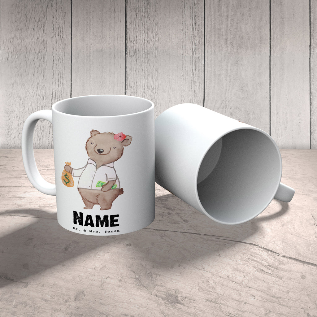 Personalisierte Tasse Bänkerin mit Herz Personalisierte Tasse, Namenstasse, Wunschname, Personalisiert, Tasse, Namen, Drucken, Tasse mit Namen, Beruf, Ausbildung, Jubiläum, Abschied, Rente, Kollege, Kollegin, Geschenk, Schenken, Arbeitskollege, Mitarbeiter, Firma, Danke, Dankeschön, Bänkerin, Bankfachfrau, Bankangestellte, Bankberaterin