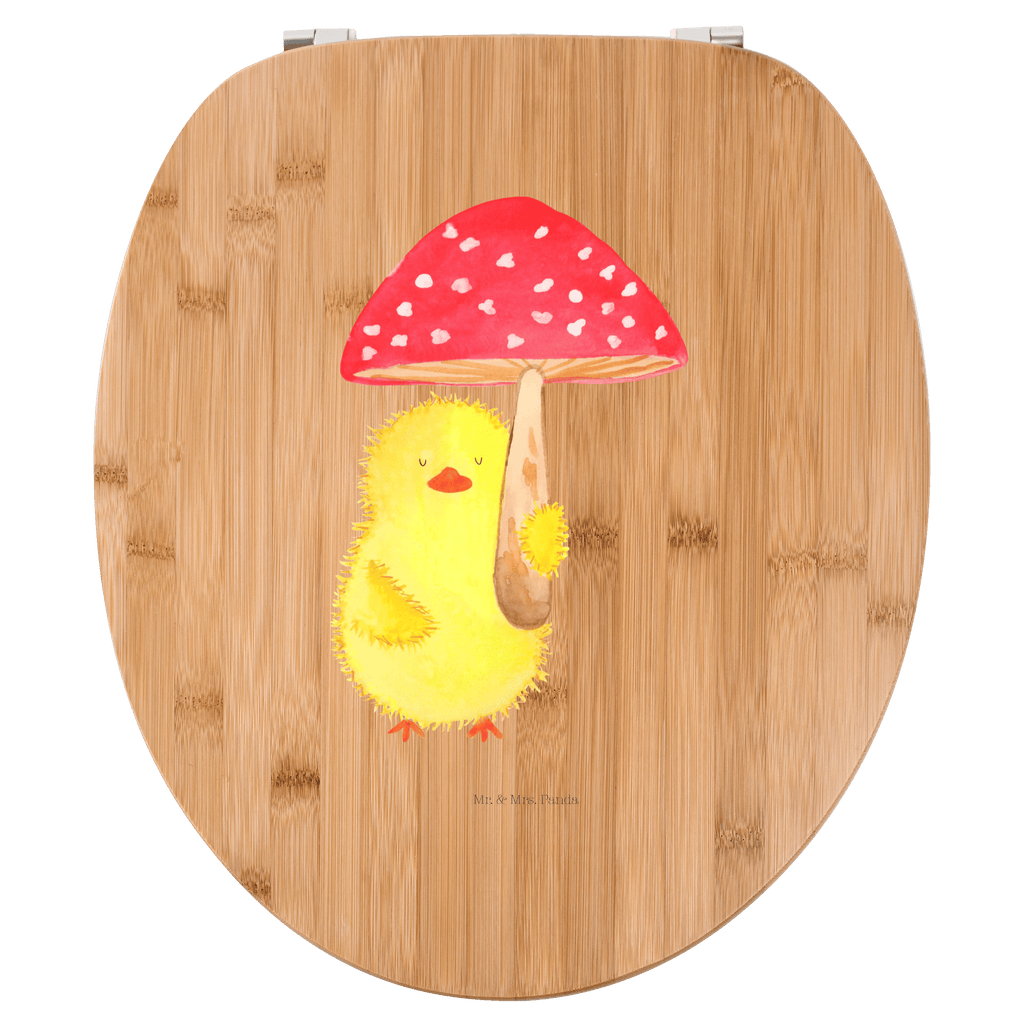 Motiv WC Sitz Küken Fliegenpilz Klobrille, Klodeckel, Toilettendeckel, WC-Sitz, Toilette, Ostern, Osterhase, Ostergeschenke, Osternest, Osterdeko, Geschenke zu Ostern, Ostern Geschenk, Ostergeschenke Kinder, Ostern Kinder, Küken, Fliegenpilz, Glückspilz, Frohe Ostern, Ostergrüße