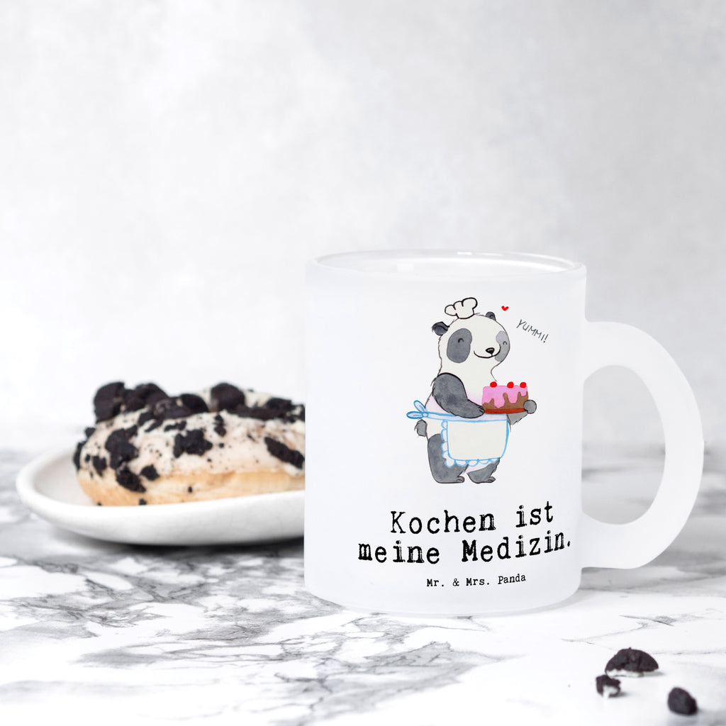 Teetasse Bär Kochen Medizin Teetasse, Teeglas, Teebecher, Tasse mit Henkel, Tasse, Glas Teetasse, Teetasse aus Glas, Geschenk, Sport, Sportart, Hobby, Schenken, Danke, Dankeschön, Auszeichnung, Gewinn, Sportler, Kochen, Hobbykoch, Hobbyköchin