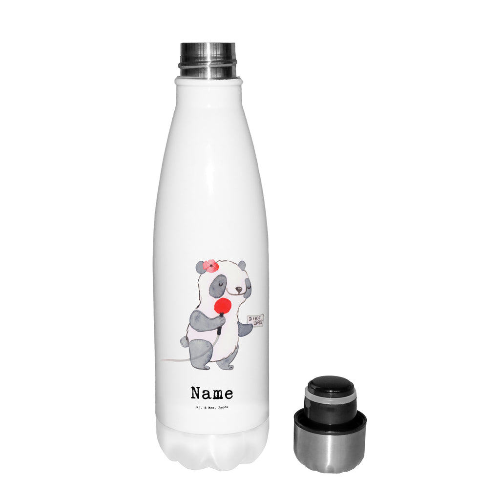 Personalisierte Thermosflasche Pressereferentin mit Herz Personalisierte Isolierflasche, Personalisierte Thermoflasche, Personalisierte Trinkflasche, Trinkflasche Mit Namen, Wunschname, Bedrucken, Namensflasche, Beruf, Ausbildung, Jubiläum, Abschied, Rente, Kollege, Kollegin, Geschenk, Schenken, Arbeitskollege, Mitarbeiter, Firma, Danke, Dankeschön, Pressereferentin, Pressemitarbeiterin, Presseagentur, Studium