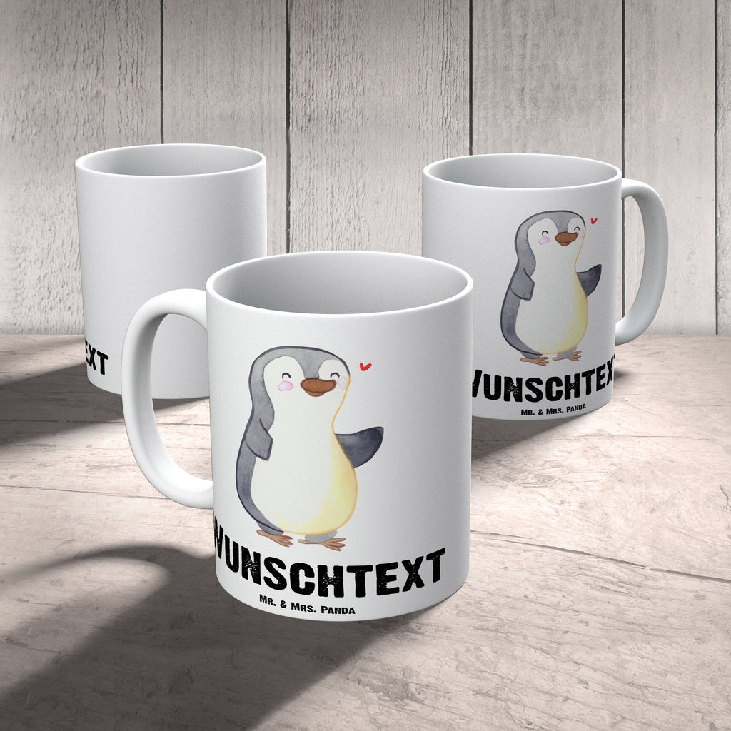 Personalisierte Tasse Pinguin Amputation Personalisierte Tasse, Namenstasse, Wunschname, Personalisiert, Tasse, Namen, Drucken, Tasse mit Namen, Pinguin, Amputation, Armamputation