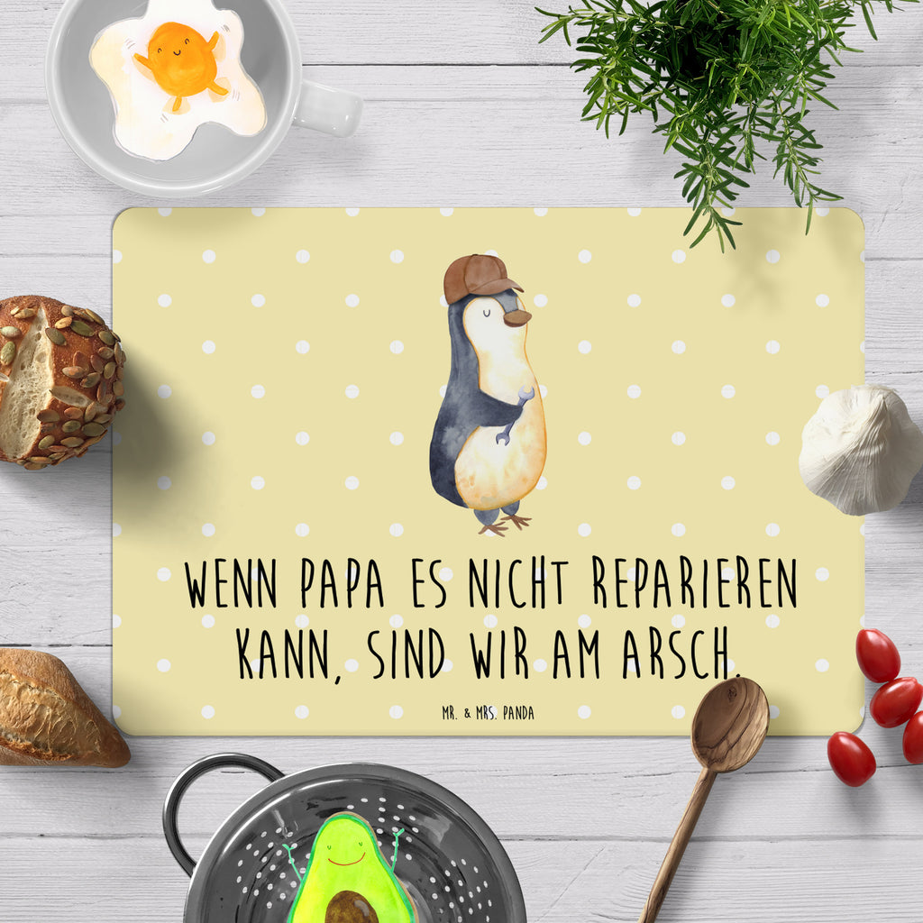 Tischset Wenn Papa es nicht reparieren kann, sind wir am Arsch Tischset, Tischuntersetzer, Platzset, Tischsets abwaschbar, Tischunterlage, Familie, Vatertag, Muttertag, Bruder, Schwester, Mama, Papa, Oma, Opa, Vater, Geschenk Papa, Bester Papa der Welt