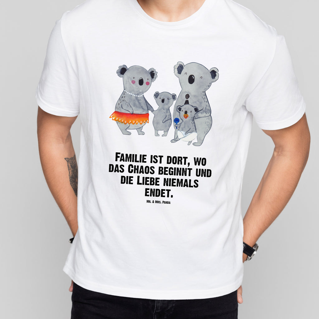 T-Shirt Standard Koala Familie T-Shirt, Shirt, Tshirt, Lustiges T-Shirt, T-Shirt mit Spruch, Party, Junggesellenabschied, Jubiläum, Geburstag, Herrn, Damen, Männer, Frauen, Schlafshirt, Nachthemd, Sprüche, Familie, Vatertag, Muttertag, Bruder, Schwester, Mama, Papa, Oma, Opa, Koala, Koalas, Family, Kinder, Geschwister, Familienleben