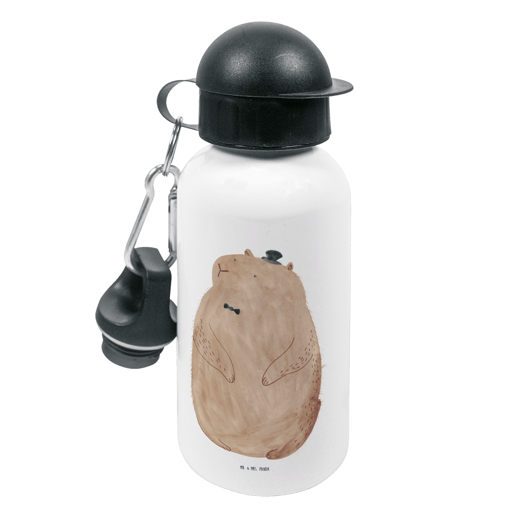 Kindertrinkflasche Murmeltier Kindertrinkflasche, Kinder Trinkflasche, Trinkflasche, Flasche, Kinderflasche, Kinder, Kids, Kindergarten Flasche, Grundschule, Jungs, Mädchen, Tiermotive, Gute Laune, lustige Sprüche, Tiere, Murmeltier, Knigge, Fröhlichkeit, Freundlichkeit, Respekt, Anstand