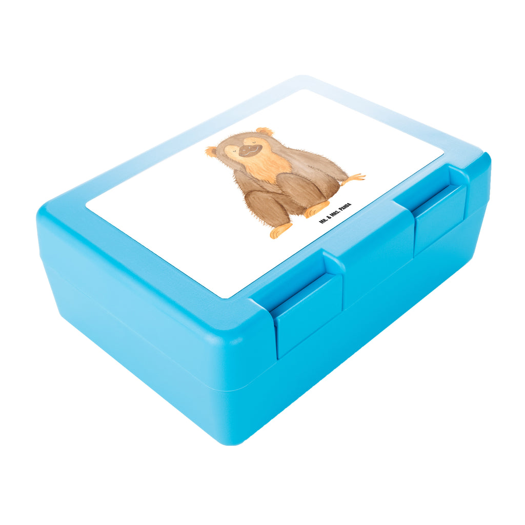 Brotdose Affe Brotbox, Snackbox, Lunch box, Butterbrotdose, Brotzeitbox, Afrika, Wildtiere, Affe, Äffchen, Affen, Selbstliebe, Respekt, Motivation, Selbstachtung, Liebe, Selbstbewusstsein, Selfcare