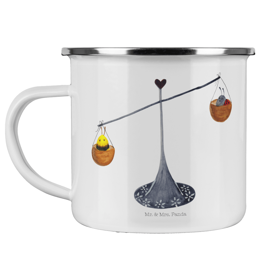 Camping Emaille Tasse Sternzeichen Waage Campingtasse, Trinkbecher, Metalltasse, Outdoor Tasse, Emaille Trinkbecher, Blechtasse Outdoor, Emaille Campingbecher, Edelstahl Trinkbecher, Metalltasse für Camping, Kaffee Blechtasse, Camping Tasse Metall, Tierkreiszeichen, Sternzeichen, Horoskop, Astrologie, Aszendent, Waage, Waage Geschenk, Waage Sternzeichen, Geschenk Oktober, Geschenk September, Geburtstag Oktober, Geburtstag September, Gleichgewicht, Marienkäfer, Hummel, Biene