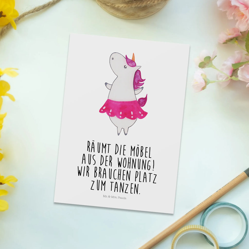 Postkarte Einhorn Ballerina Postkarte, Karte, Geschenkkarte, Grußkarte, Einladung, Ansichtskarte, Geburtstagskarte, Einladungskarte, Dankeskarte, Ansichtskarten, Einladung Geburtstag, Einladungskarten Geburtstag, Einhorn, Einhörner, Einhorn Deko, Unicorn, Tanzen, Ballerina, Party, Wohnung, Spaß, Feiern, Geburtstag, Tänzerin, Lebenslust, Lebensfreude