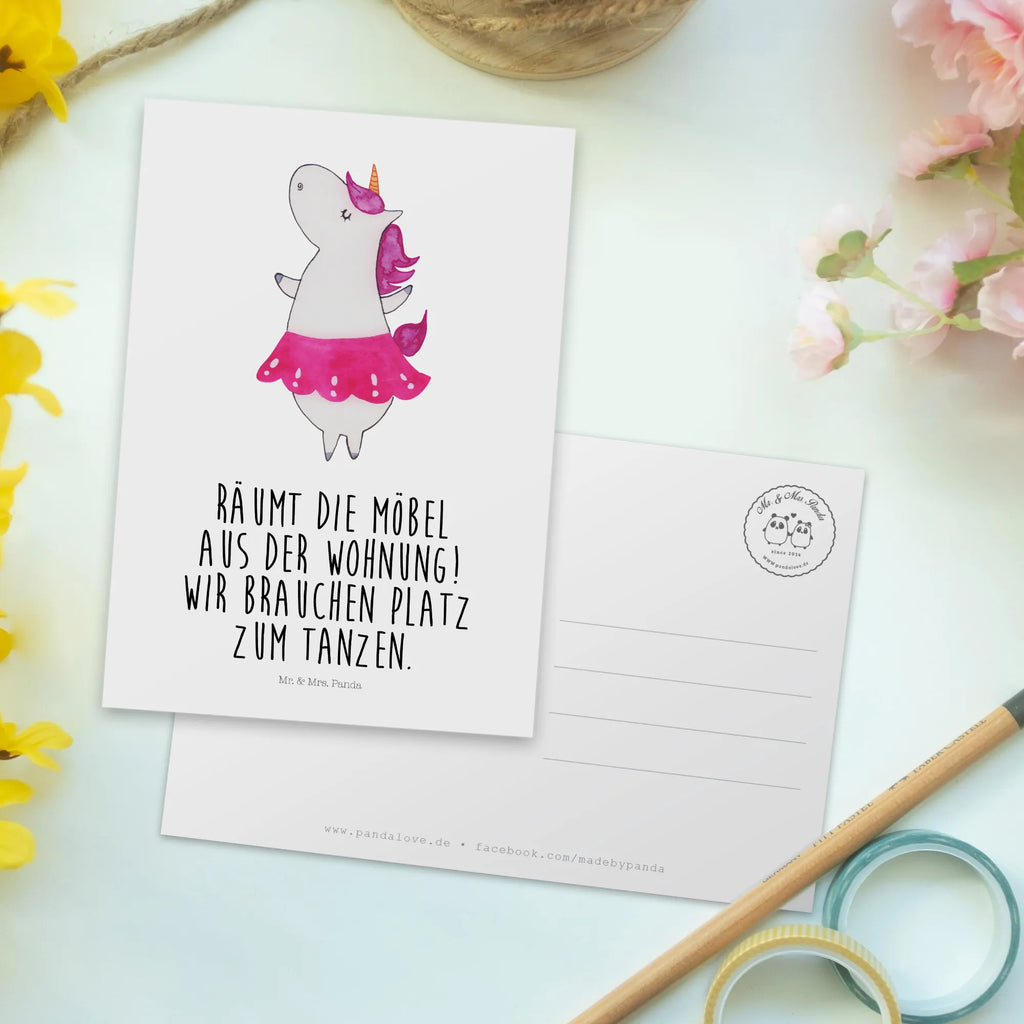 Postkarte Einhorn Ballerina Postkarte, Karte, Geschenkkarte, Grußkarte, Einladung, Ansichtskarte, Geburtstagskarte, Einladungskarte, Dankeskarte, Ansichtskarten, Einladung Geburtstag, Einladungskarten Geburtstag, Einhorn, Einhörner, Einhorn Deko, Unicorn, Tanzen, Ballerina, Party, Wohnung, Spaß, Feiern, Geburtstag, Tänzerin, Lebenslust, Lebensfreude