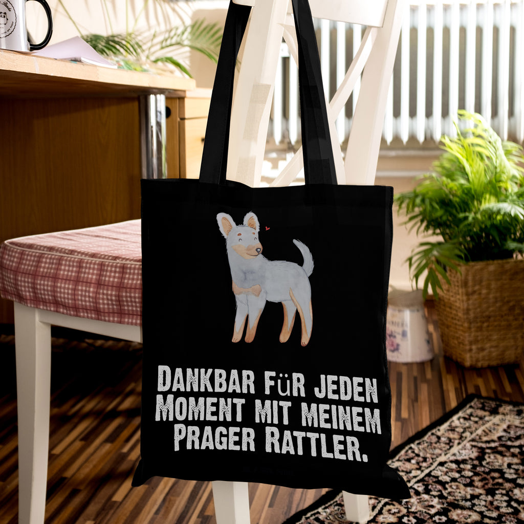 Tragetasche Prager Rattler Moment Beuteltasche, Beutel, Einkaufstasche, Jutebeutel, Stoffbeutel, Hund, Hunderasse, Rassehund, Hundebesitzer, Geschenk, Tierfreund, Schenken, Welpe, Pincher, Prager Rattler