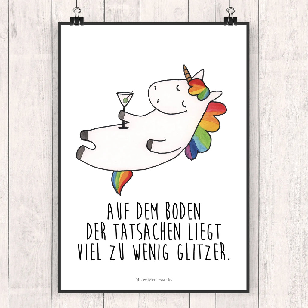 Poster Einhorn Cocktail Poster, Wandposter, Bild, Wanddeko, Küchenposter, Kinderposter, Wanddeko Bild, Raumdekoration, Wanddekoration, Handgemaltes Poster, Mr. & Mrs. Panda Poster, Designposter, Kunstdruck, Posterdruck, Einhorn, Einhörner, Einhorn Deko, Unicorn, Party, Spaß, Feiern, Caipirinha, Rum, Cuba Libre, Sekt, Freundin, Geburtstag, lustig, witzig, Spruch, Glitzer