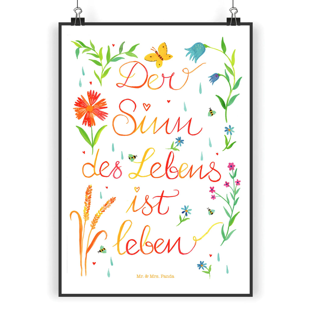 Poster Sinn des Lebens Poster, Wandposter, Bild, Wanddeko, Küchenposter, Kinderposter, Wanddeko Bild, Raumdekoration, Wanddekoration, Handgemaltes Poster, Mr. & Mrs. Panda Poster, Designposter, Kunstdruck, Posterdruck, Blumen Deko, Frühlings Deko, Sommer Deko, Dekoration, positive Botschaft, Naturliebhaber, Outdoor, Natur, Abenteuer, Sinn des Lebens, Leben, Sinn, Lebensinhalt, Motivation, Zitat, Spruch, Caspar