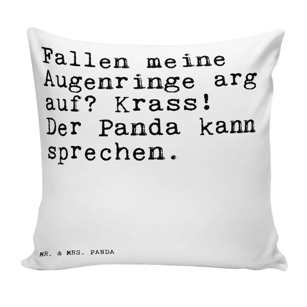 40x40 Kissen Sprüche und Zitate Fallen meine Augenringe arg auf? Krass! Der Panda kann sprechen. Kissenhülle, Kopfkissen, Sofakissen, Dekokissen, Motivkissen, sofakissen, sitzkissen, Kissen, Kissenbezüge, Kissenbezug 40x40, Kissen 40x40, Kissenhülle 40x40, Zierkissen, Couchkissen, Dekokissen Sofa, Sofakissen 40x40, Dekokissen 40x40, Kopfkissen 40x40, Kissen 40x40 Waschbar, Spruch, Sprüche, lustige Sprüche, Weisheiten, Zitate, Spruch Geschenke, Spruch Sprüche Weisheiten Zitate Lustig Weisheit Worte