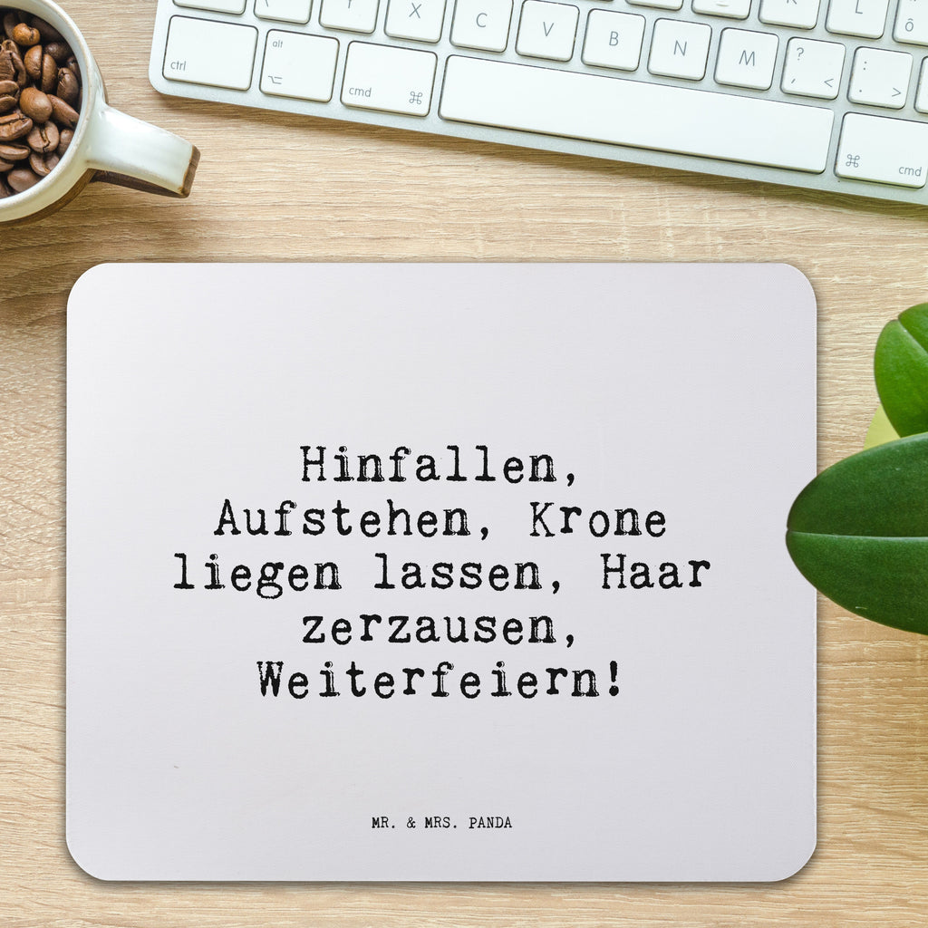 Mauspad Hinfallen, Aufstehen, Krone liegen... Mousepad, Computer zubehör, Büroausstattung, PC Zubehör, Arbeitszimmer, Mauspad, Einzigartiges Mauspad, Designer Mauspad, Mausunterlage, Mauspad Büro, Spruch, Sprüche, lustige Sprüche, Weisheiten, Zitate, Spruch Geschenke, Spruch Sprüche Weisheiten Zitate Lustig Weisheit Worte