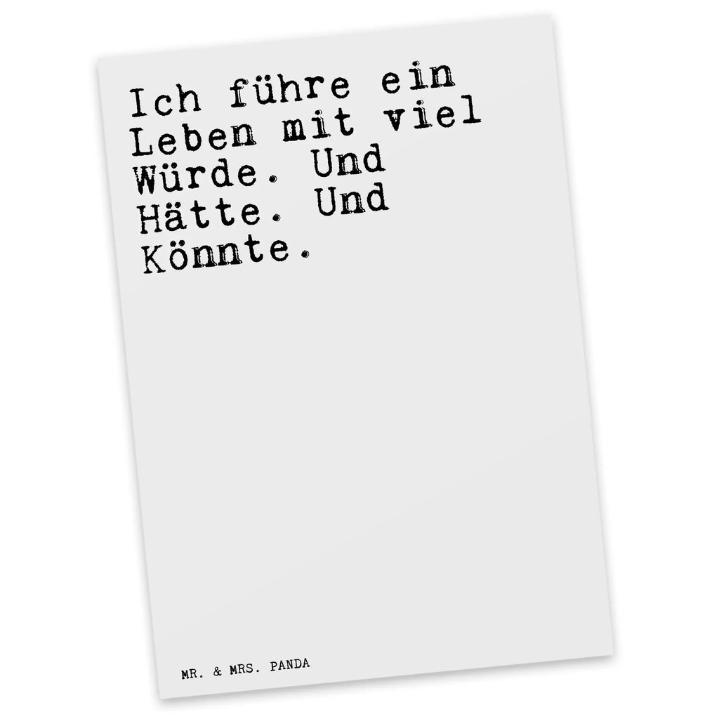 Postkarte Ich führe ein Leben... Postkarte, Karte, Geschenkkarte, Grußkarte, Einladung, Ansichtskarte, Geburtstagskarte, Einladungskarte, Dankeskarte, Ansichtskarten, Einladung Geburtstag, Einladungskarten Geburtstag, Spruch, Sprüche, lustige Sprüche, Weisheiten, Zitate, Spruch Geschenke, Spruch Sprüche Weisheiten Zitate Lustig Weisheit Worte