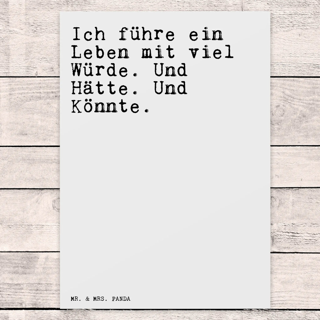 Postkarte Ich führe ein Leben... Postkarte, Karte, Geschenkkarte, Grußkarte, Einladung, Ansichtskarte, Geburtstagskarte, Einladungskarte, Dankeskarte, Ansichtskarten, Einladung Geburtstag, Einladungskarten Geburtstag, Spruch, Sprüche, lustige Sprüche, Weisheiten, Zitate, Spruch Geschenke, Spruch Sprüche Weisheiten Zitate Lustig Weisheit Worte