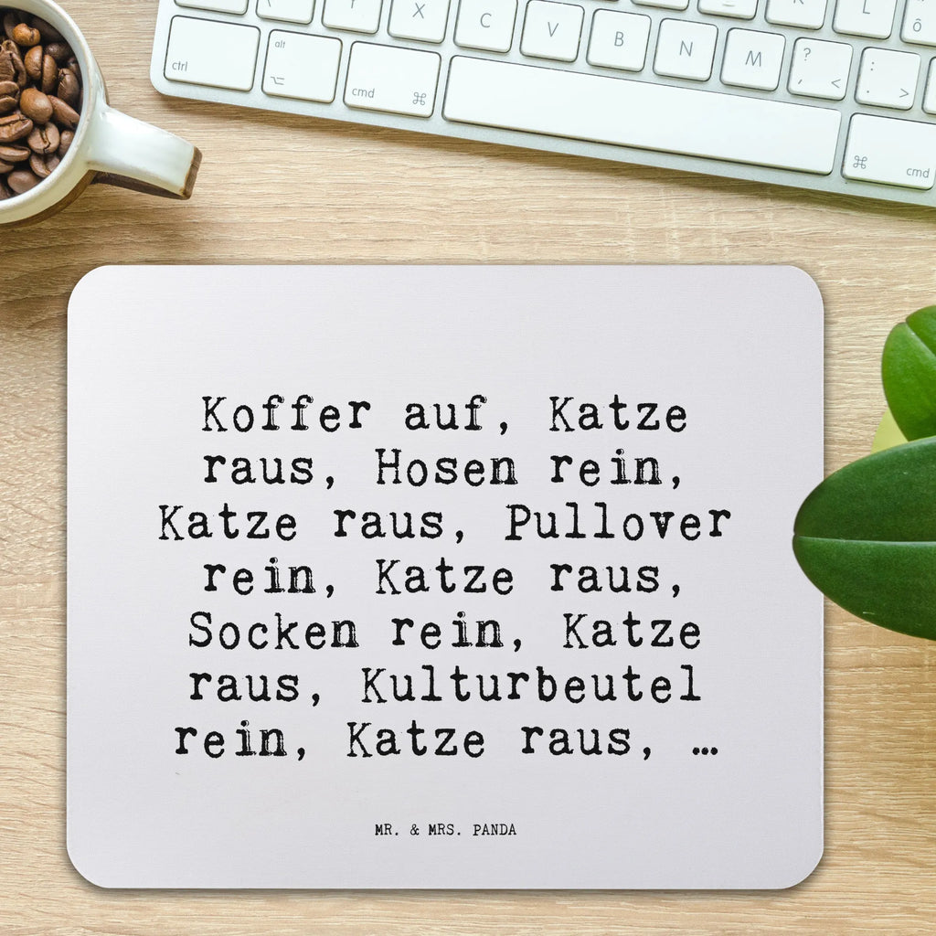 Mauspad Koffer auf, Katze raus,... Mousepad, Computer zubehör, Büroausstattung, PC Zubehör, Arbeitszimmer, Mauspad, Einzigartiges Mauspad, Designer Mauspad, Mausunterlage, Mauspad Büro, Spruch, Sprüche, lustige Sprüche, Weisheiten, Zitate, Spruch Geschenke, Spruch Sprüche Weisheiten Zitate Lustig Weisheit Worte