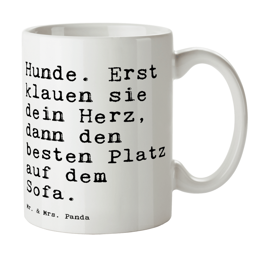 Tasse Hunde. Erst klauen sie... Tasse, Kaffeetasse, Teetasse, Becher, Kaffeebecher, Teebecher, Keramiktasse, Porzellantasse, Büro Tasse, Geschenk Tasse, Tasse Sprüche, Tasse Motive, Kaffeetassen, Tasse bedrucken, Designer Tasse, Cappuccino Tassen, Schöne Teetassen, Spruch, Sprüche, lustige Sprüche, Weisheiten, Zitate, Spruch Geschenke, Spruch Sprüche Weisheiten Zitate Lustig Weisheit Worte