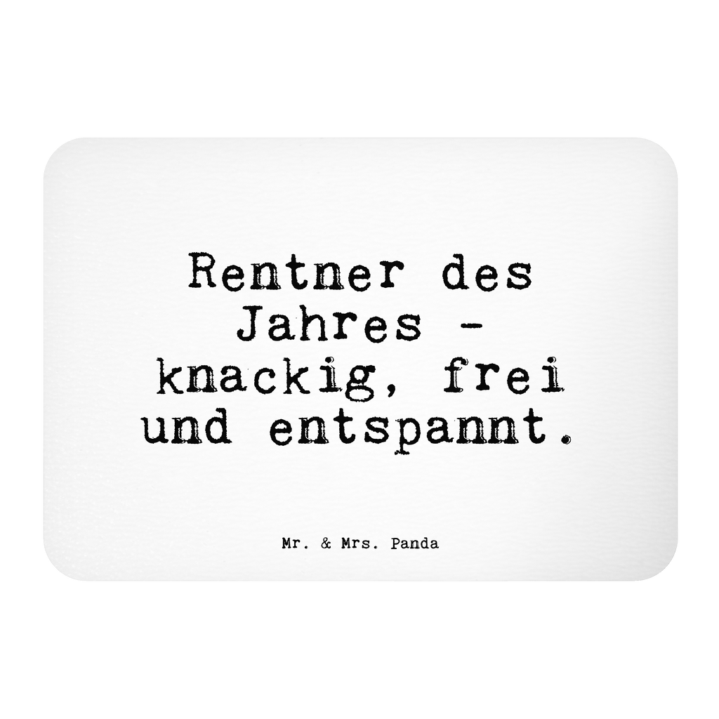 Magnet Sprüche und Zitate Rentner des Jahres - knackig, frei und entspannt. Kühlschrankmagnet, Pinnwandmagnet, Souvenir Magnet, Motivmagnete, Dekomagnet, Whiteboard Magnet, Notiz Magnet, Kühlschrank Dekoration, Spruch, Sprüche, lustige Sprüche, Weisheiten, Zitate, Spruch Geschenke, Spruch Sprüche Weisheiten Zitate Lustig Weisheit Worte