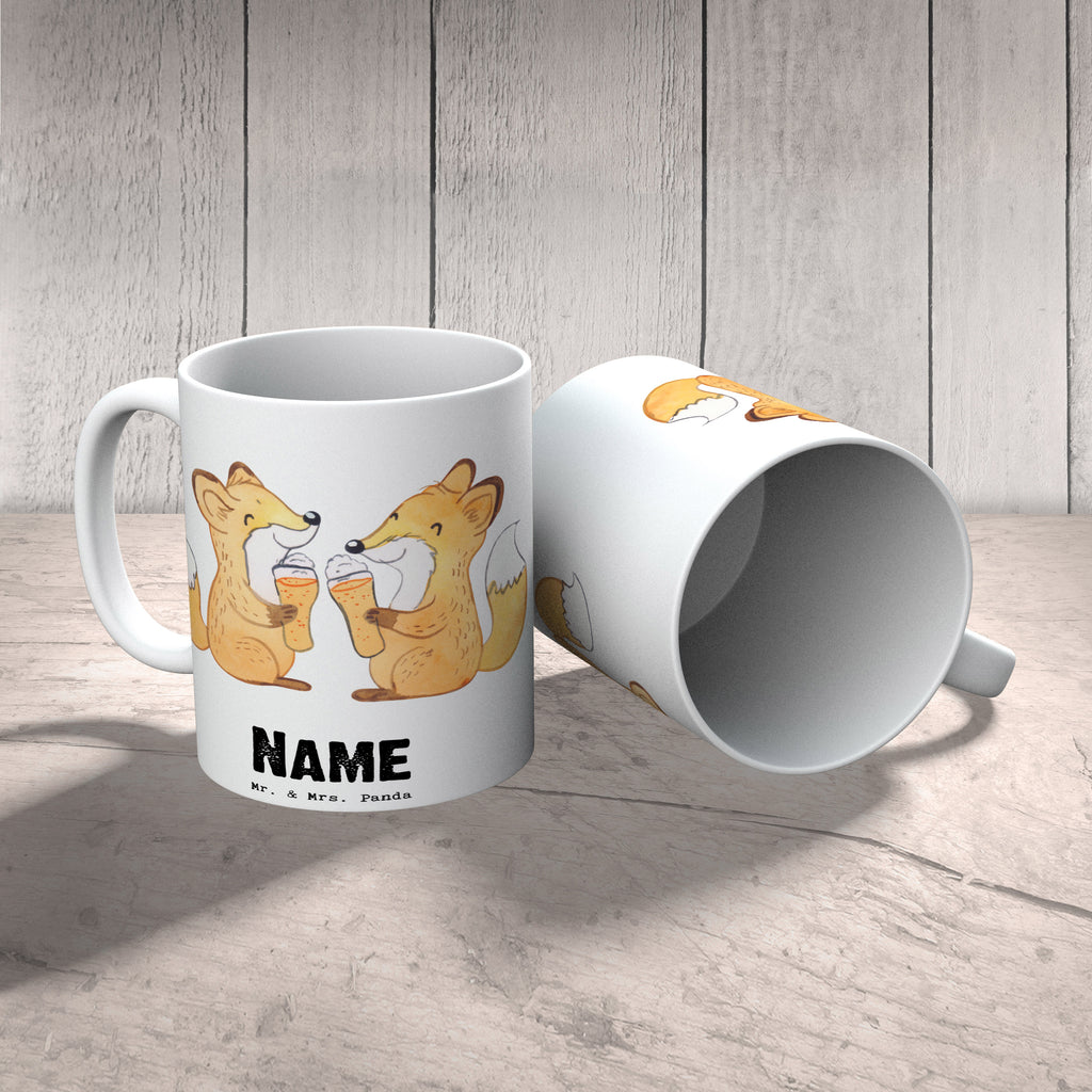 Personalisierte Tasse Fuchs Bester Vetter der Welt Personalisierte Tasse, Namenstasse, Wunschname, Personalisiert, Tasse, Namen, Drucken, Tasse mit Namen, für, Dankeschön, Geschenk, Schenken, Geburtstag, Geburtstagsgeschenk, Geschenkidee, Danke, Bedanken, Mitbringsel, Freude machen, Geschenktipp, Vetter, Cousin, Kousin, Sohn von Onkel, Sohn von Tante, Familie, Verwandtschaft, Cousine