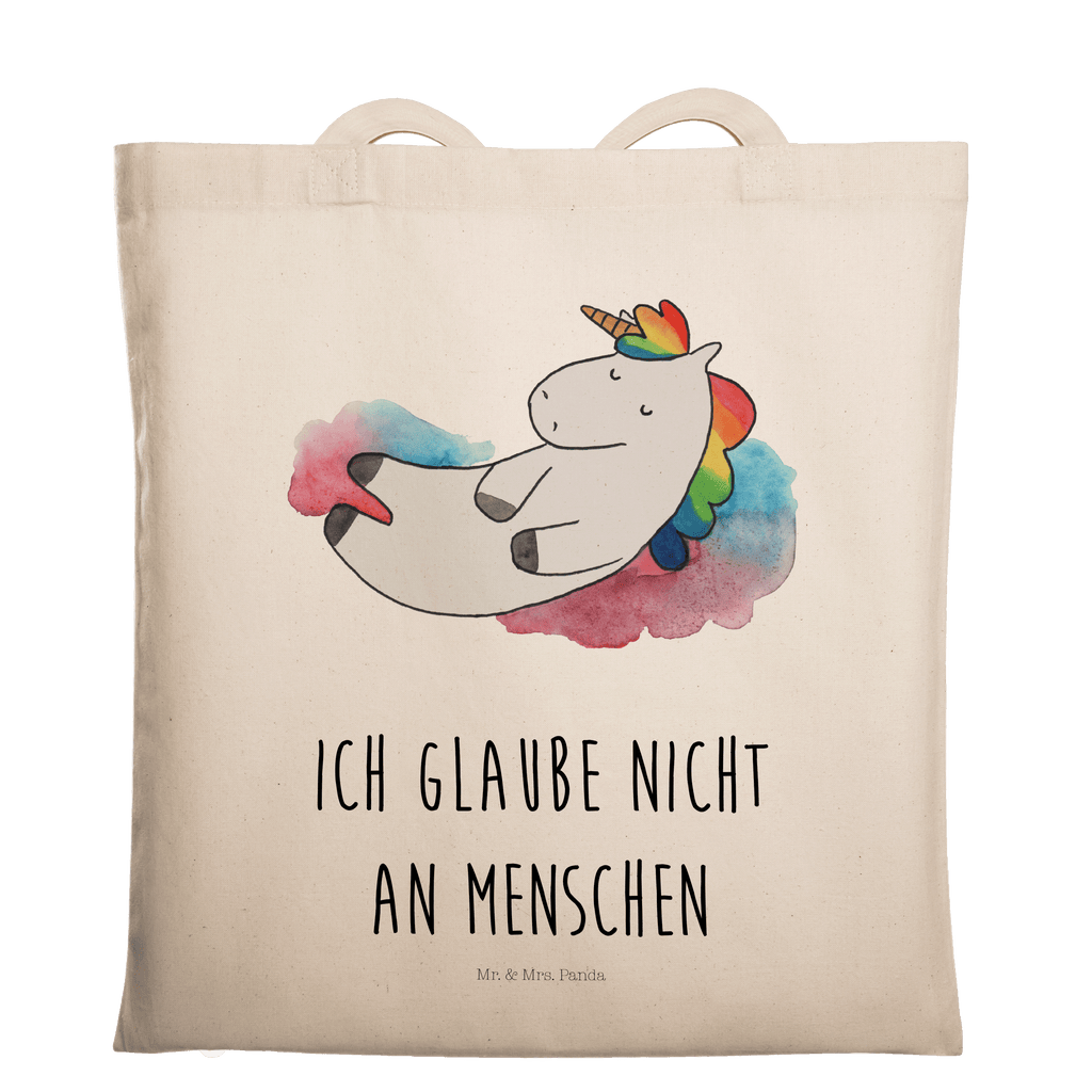 Tragetasche Einhorn Wolke 7 Beuteltasche, Beutel, Einkaufstasche, Jutebeutel, Stoffbeutel, Tasche, Shopper, Umhängetasche, Strandtasche, Schultertasche, Stofftasche, Tragetasche, Badetasche, Jutetasche, Einkaufstüte, Laptoptasche, Einhorn, Einhörner, Einhorn Deko, Pegasus, Unicorn, verliebt, Menschen, witzig, lustig, Geschenk, Glaube, Realität, Lächeln