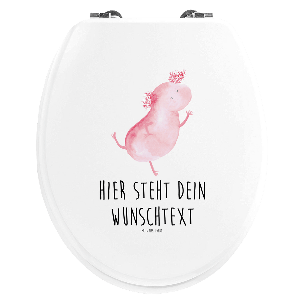 Personalisierter WC Sitz Motiv Axolotl tanzt Personalisierte Klobrille, Personalisierter Klodeckel, Personalisierter Toilettendeckel, Personalisierter WC-Sitz, Toilettendeckel mit Namen, WC Sitz mit Namen, Axolotl, Molch, Axolot, Schwanzlurch, Lurch, Lurche, Dachschaden, Sterne, verrückt, Freundin, beste Freundin