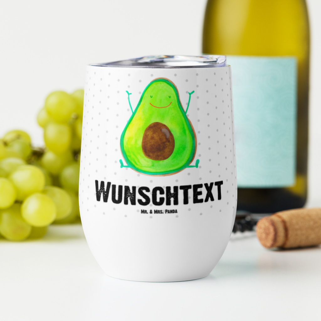 Personalisierter Weinbecher Avocado Happy Personalisierter Weinbecher, Personalisierter Glühwein Becher, Heißgetränke, Personalisierter Trinkbecher, Personalisierter Weinkelch, Personalisiertes Weingläser, hochwertiger Weinbecher, Weinbecher Reisen, Weinbecher unterwegs, Personalisertes Sommerglas, mit Namen, Wunschtext, Personalisierung, selbst bedrucken, Personalisiertes Weinglas, Avocado, Veggie, Vegan, Gesund, Chaos