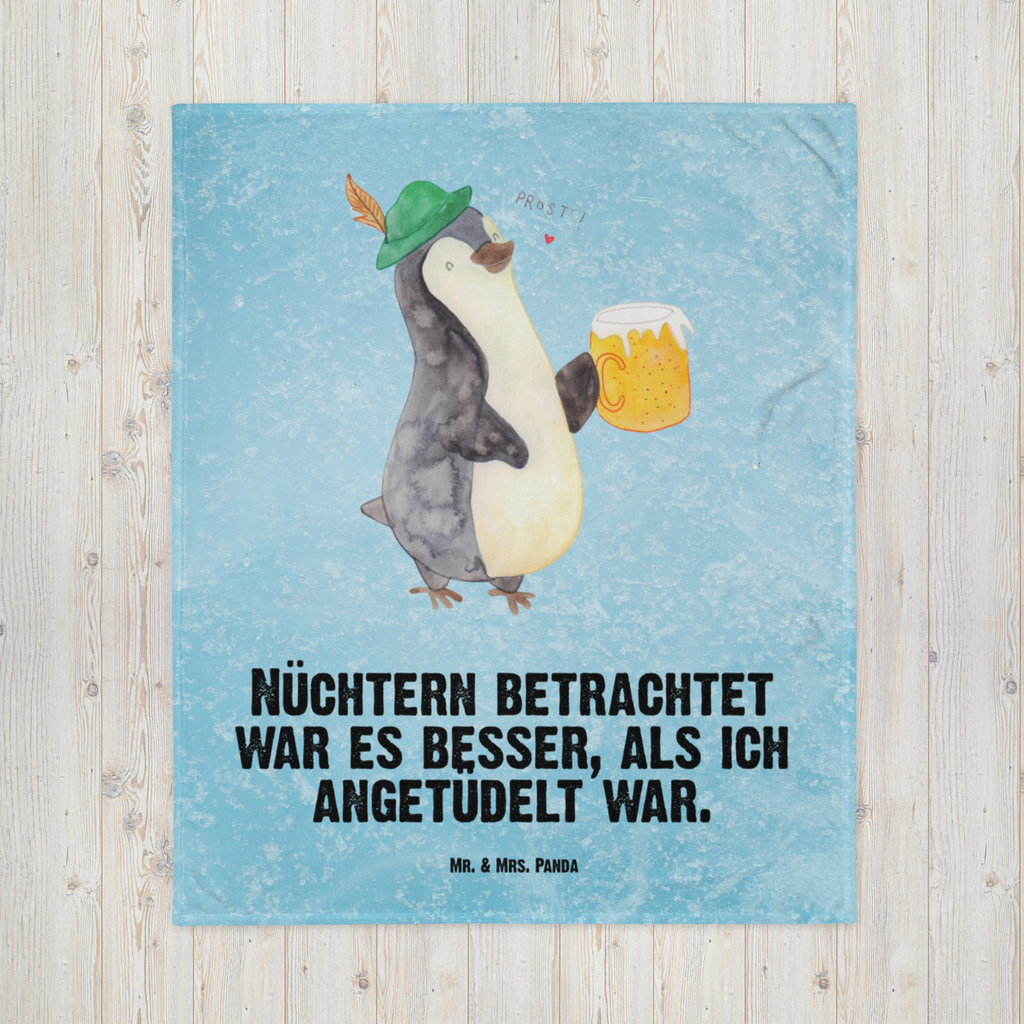 Babydecke Pinguin Bier Babydecke, Babygeschenk, Geschenk Geburt, Babyecke Kuscheldecke, Krabbeldecke, Pinguin, Pinguine, Bier, Oktoberfest