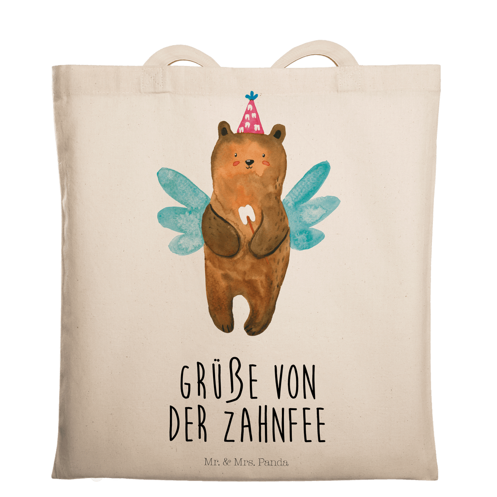 Tragetasche Bär Zahnfee Beuteltasche, Beutel, Einkaufstasche, Jutebeutel, Stoffbeutel, Tasche, Shopper, Umhängetasche, Strandtasche, Schultertasche, Stofftasche, Tragetasche, Badetasche, Jutetasche, Einkaufstüte, Laptoptasche, Bär, Teddy, Teddybär, Zahnfee, Fee, Milchzahn, Erster Zahn