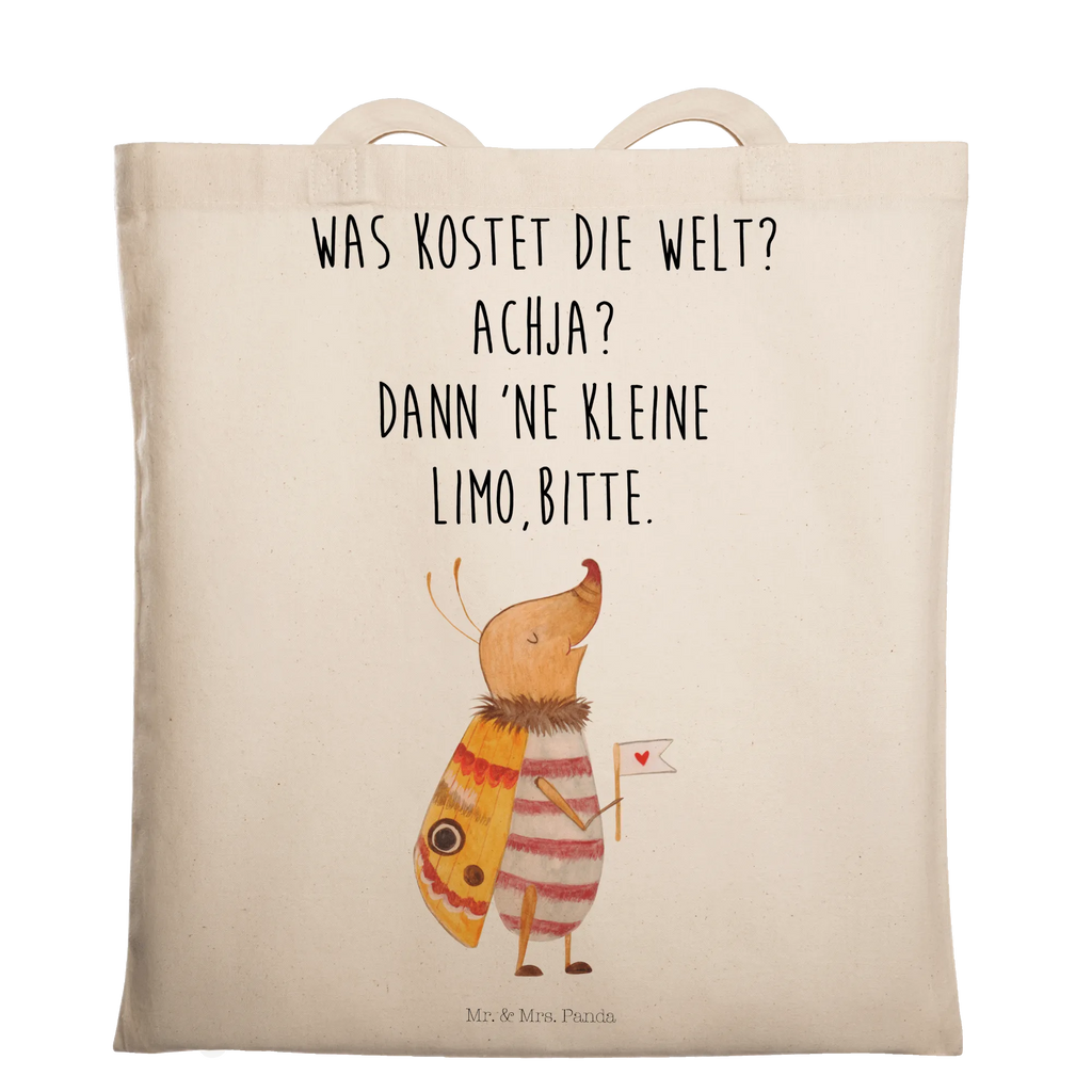 Tragetasche Nachtfalter mit Fähnchen Beuteltasche, Beutel, Einkaufstasche, Jutebeutel, Stoffbeutel, Tasche, Shopper, Umhängetasche, Strandtasche, Schultertasche, Stofftasche, Tragetasche, Badetasche, Jutetasche, Einkaufstüte, Laptoptasche, Tiermotive, Gute Laune, lustige Sprüche, Tiere, Nachtfalter, Käfer, Spruch lustig, Spruch witzig, süß, niedlich, Küche Deko, Was kostet die Welt