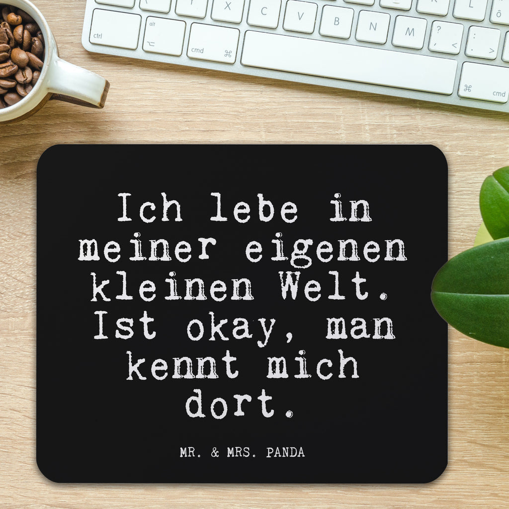 Mauspad Ich lebe in meiner... Mousepad, Computer zubehör, Büroausstattung, PC Zubehör, Arbeitszimmer, Mauspad, Einzigartiges Mauspad, Designer Mauspad, Mausunterlage, Mauspad Büro, Spruch, Sprüche, lustige Sprüche, Weisheiten, Zitate, Spruch Geschenke, Glizer Spruch Sprüche Weisheiten Zitate Lustig Weisheit Worte