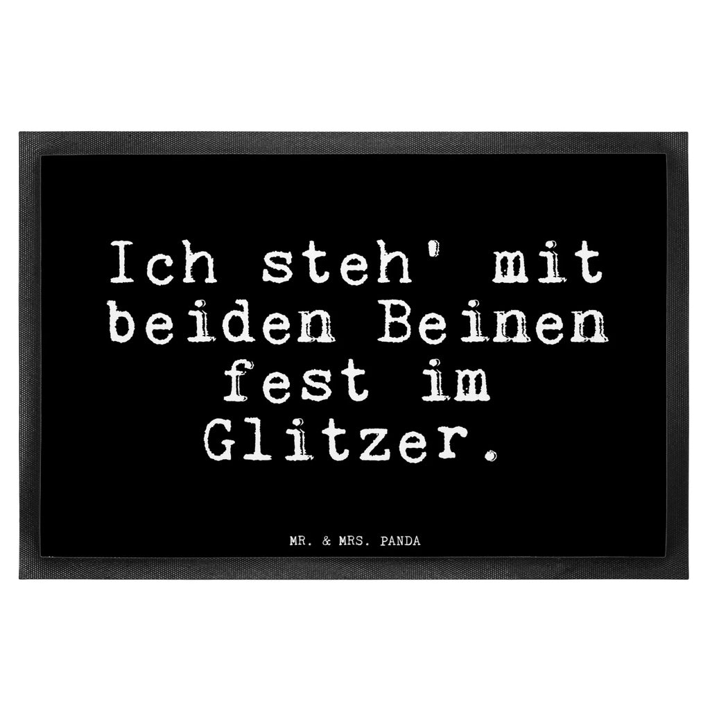 Fußmatte Fun Talk Ich steh' mit beiden Beinen fest im Glitzer. Türvorleger, Schmutzmatte, Fußabtreter, Matte, Schmutzfänger, Fußabstreifer, Schmutzfangmatte, Türmatte, Motivfußmatte, Haustürmatte, Vorleger, Fussmatten, Fußmatten, Gummimatte, Fußmatte außen, Fußmatte innen, Fussmatten online, Gummi Matte, Sauberlaufmatte, Fußmatte waschbar, Fußmatte outdoor, Schmutzfangmatte waschbar, Eingangsteppich, Fußabstreifer außen, Fußabtreter außen, Schmutzfangteppich, Fußmatte außen wetterfest, Spruch, Sprüche, lustige Sprüche, Weisheiten, Zitate, Spruch Geschenke, Glizer Spruch Sprüche Weisheiten Zitate Lustig Weisheit Worte