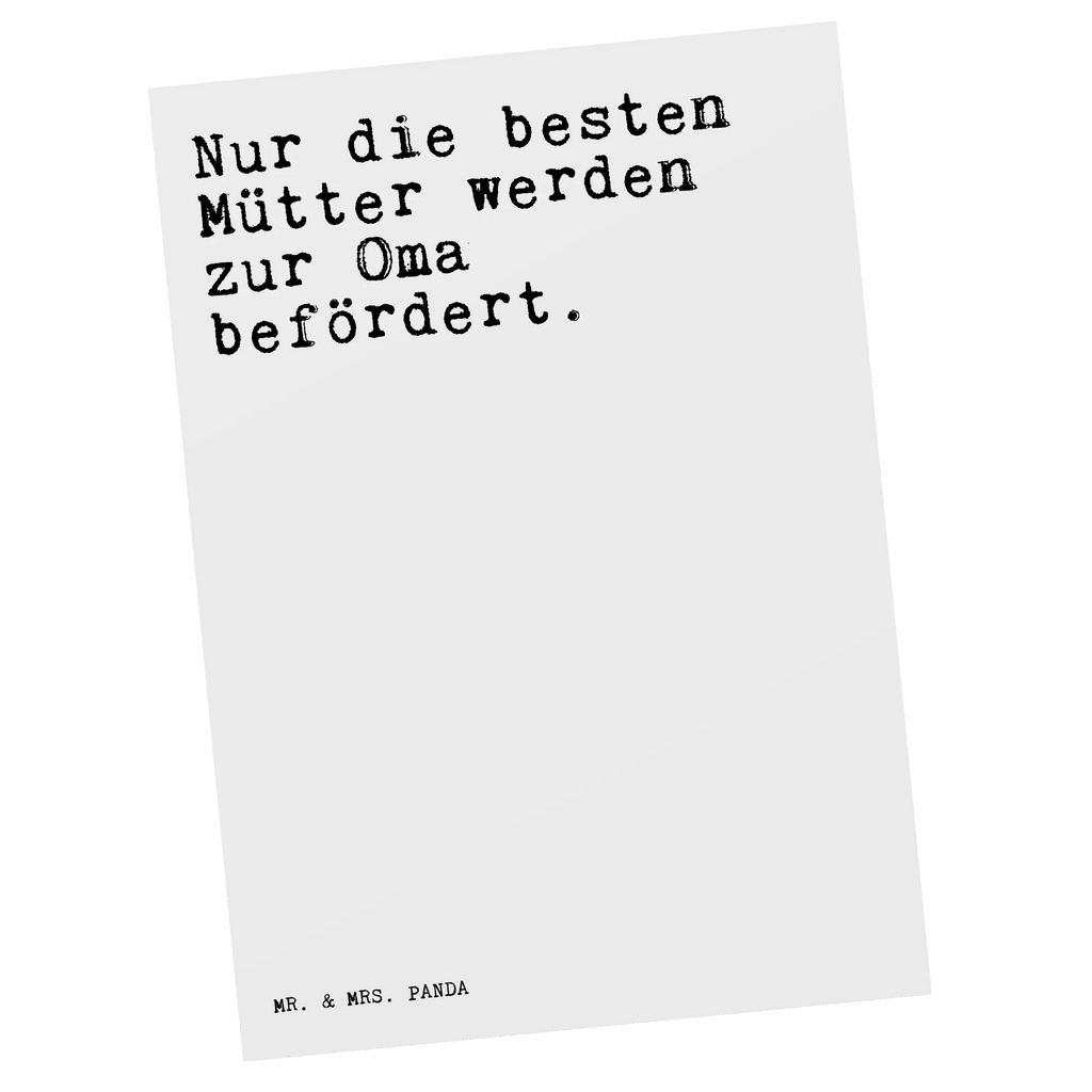 Postkarte Fun Talk Nur die besten Mütter werden zur Oma befördert. Postkarte, Karte, Geschenkkarte, Grußkarte, Einladung, Ansichtskarte, Geburtstagskarte, Einladungskarte, Dankeskarte, Ansichtskarten, Einladung Geburtstag, Einladungskarten Geburtstag, Spruch, Sprüche, lustige Sprüche, Weisheiten, Zitate, Spruch Geschenke, Glizer Spruch Sprüche Weisheiten Zitate Lustig Weisheit Worte