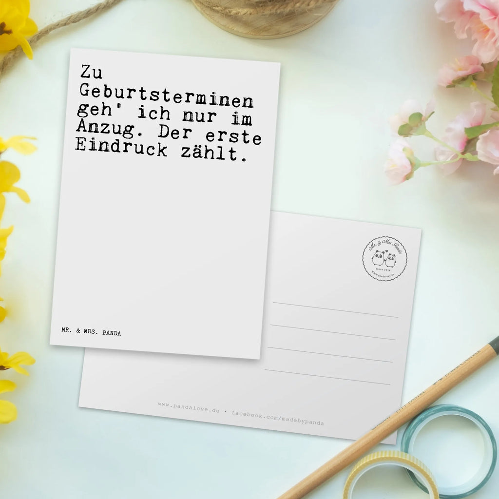 Postkarte Zu Geburtsterminen geh' ich... Postkarte, Karte, Geschenkkarte, Grußkarte, Einladung, Ansichtskarte, Geburtstagskarte, Einladungskarte, Dankeskarte, Ansichtskarten, Einladung Geburtstag, Einladungskarten Geburtstag, Spruch, Sprüche, lustige Sprüche, Weisheiten, Zitate, Spruch Geschenke, Glizer Spruch Sprüche Weisheiten Zitate Lustig Weisheit Worte