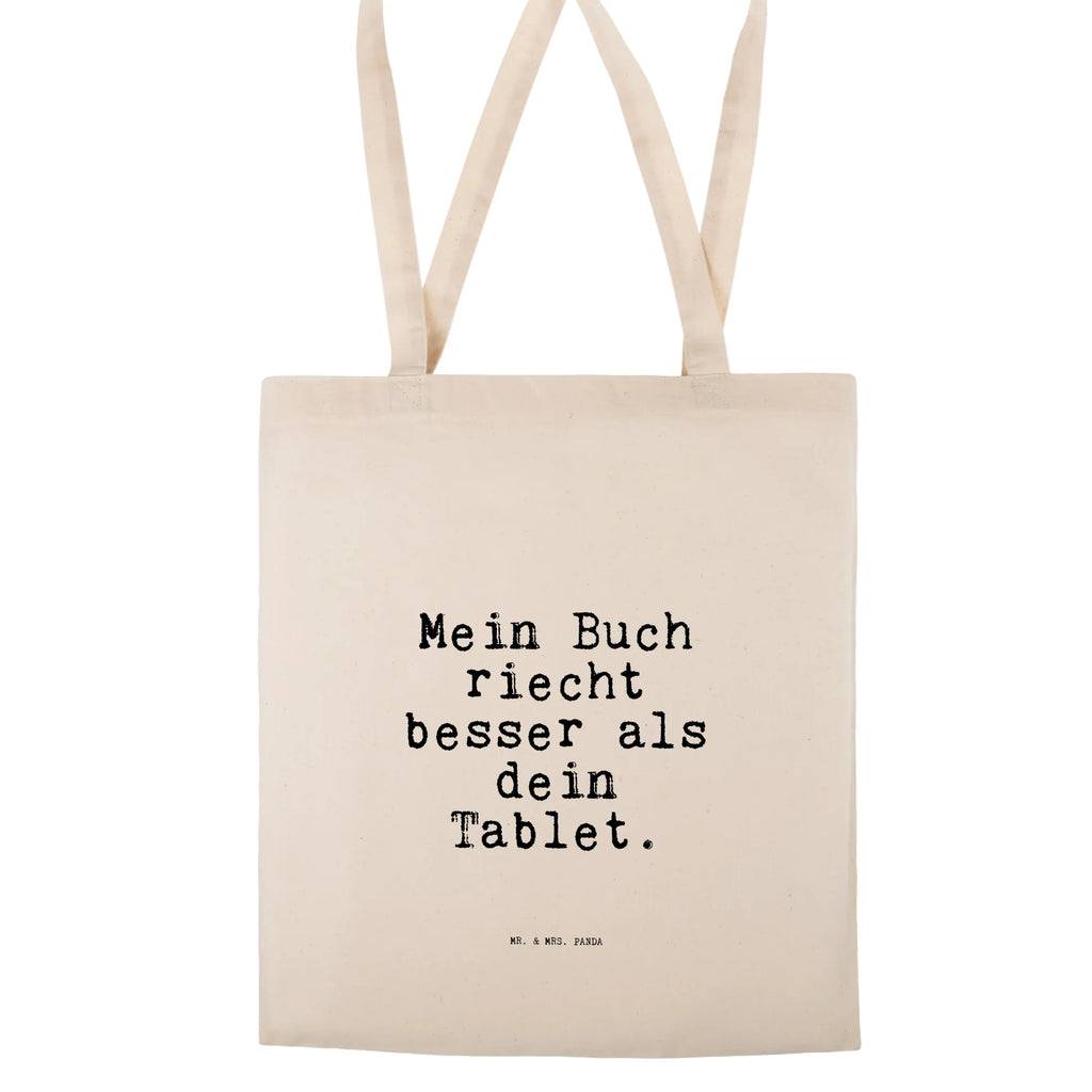 Tragetasche Mein Buch riecht besser... Beuteltasche, Beutel, Einkaufstasche, Jutebeutel, Stoffbeutel, Tasche, Shopper, Umhängetasche, Strandtasche, Schultertasche, Stofftasche, Tragetasche, Badetasche, Jutetasche, Einkaufstüte, Laptoptasche, Spruch, Sprüche, lustige Sprüche, Weisheiten, Zitate, Spruch Geschenke, Spruch Sprüche Weisheiten Zitate Lustig Weisheit Worte