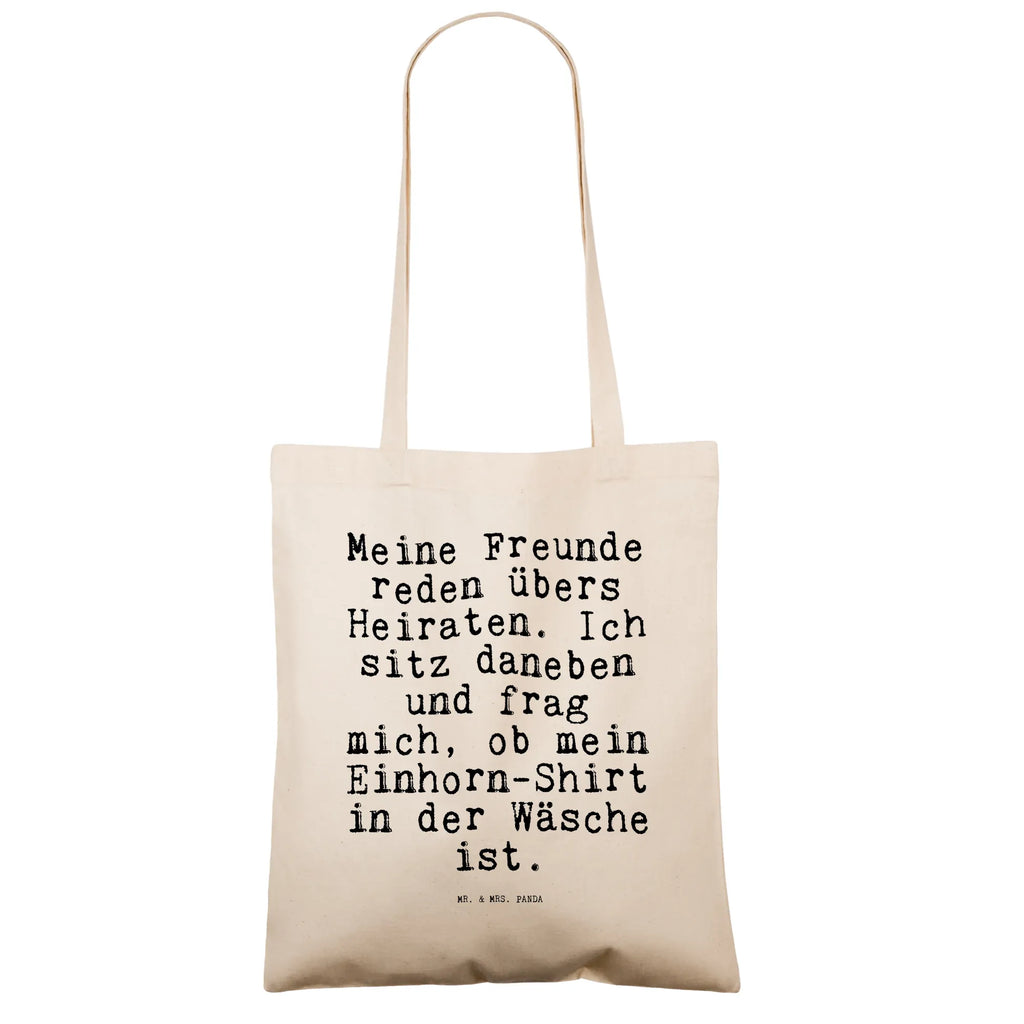 Tragetasche Meine Freunde reden übers... Beuteltasche, Beutel, Einkaufstasche, Jutebeutel, Stoffbeutel, Tasche, Shopper, Umhängetasche, Strandtasche, Schultertasche, Stofftasche, Tragetasche, Badetasche, Jutetasche, Einkaufstüte, Laptoptasche, Spruch, Sprüche, lustige Sprüche, Weisheiten, Zitate, Spruch Geschenke, Spruch Sprüche Weisheiten Zitate Lustig Weisheit Worte