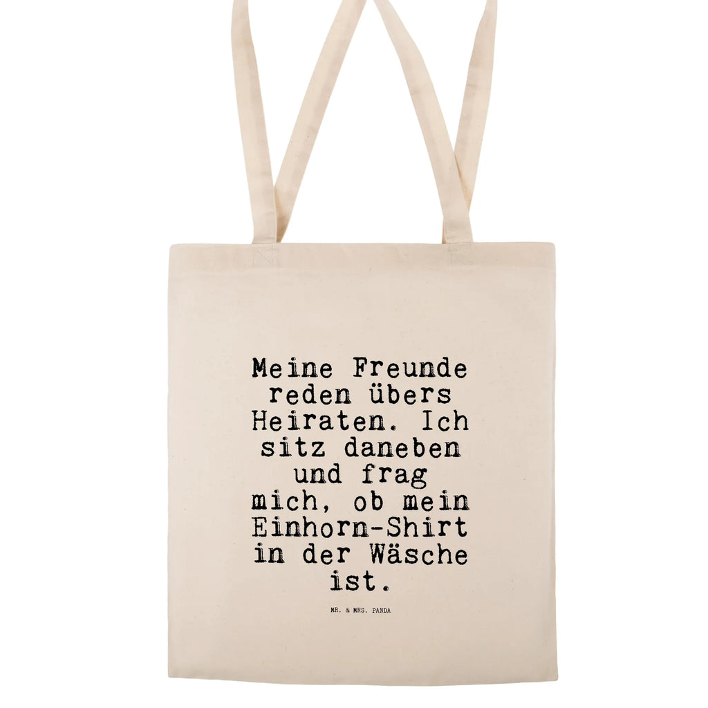 Tragetasche Meine Freunde reden übers... Beuteltasche, Beutel, Einkaufstasche, Jutebeutel, Stoffbeutel, Tasche, Shopper, Umhängetasche, Strandtasche, Schultertasche, Stofftasche, Tragetasche, Badetasche, Jutetasche, Einkaufstüte, Laptoptasche, Spruch, Sprüche, lustige Sprüche, Weisheiten, Zitate, Spruch Geschenke, Spruch Sprüche Weisheiten Zitate Lustig Weisheit Worte