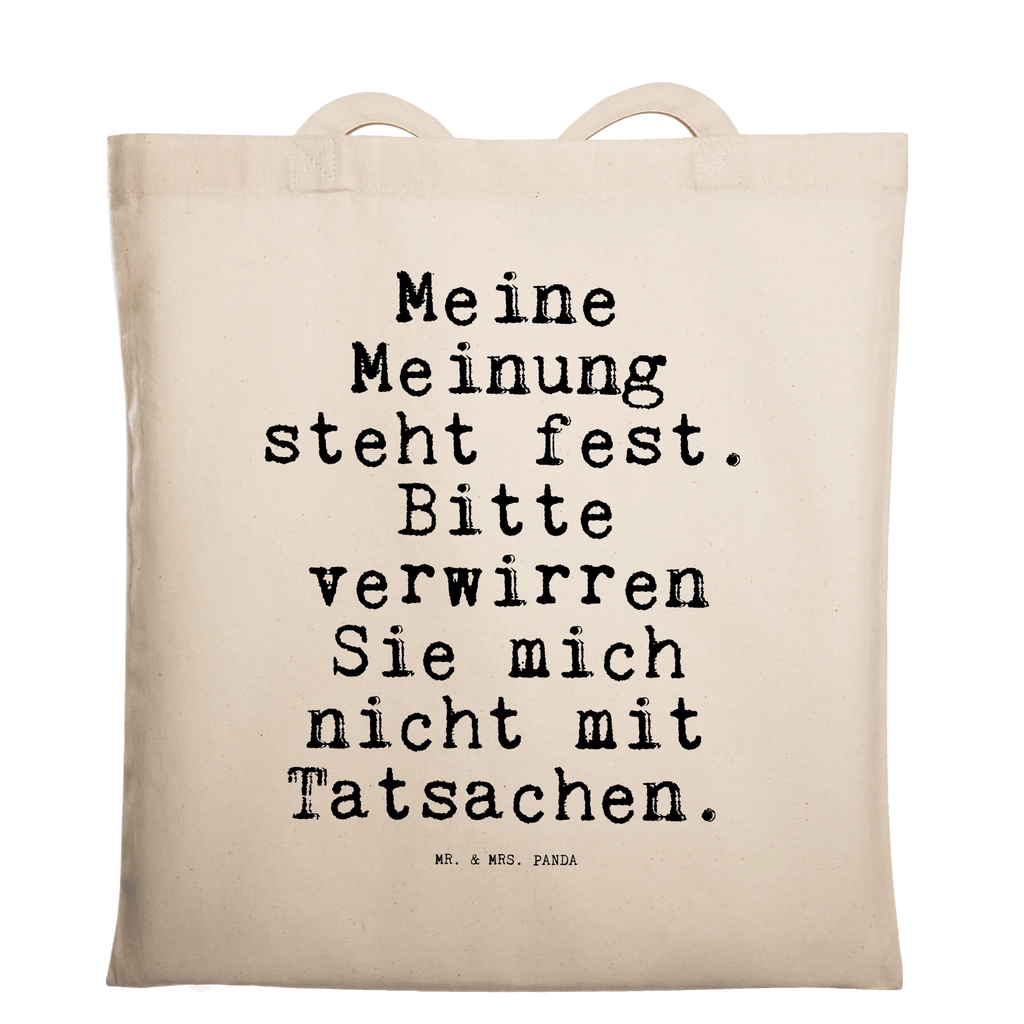 Tragetasche Meine Meinung steht fest.... Beuteltasche, Beutel, Einkaufstasche, Jutebeutel, Stoffbeutel, Tasche, Shopper, Umhängetasche, Strandtasche, Schultertasche, Stofftasche, Tragetasche, Badetasche, Jutetasche, Einkaufstüte, Laptoptasche, Spruch, Sprüche, lustige Sprüche, Weisheiten, Zitate, Spruch Geschenke, Spruch Sprüche Weisheiten Zitate Lustig Weisheit Worte