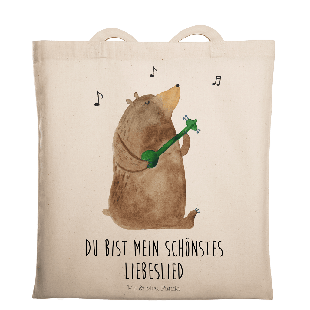 Tragetasche Bär Lied Beuteltasche, Beutel, Einkaufstasche, Jutebeutel, Stoffbeutel, Tasche, Shopper, Umhängetasche, Strandtasche, Schultertasche, Stofftasche, Tragetasche, Badetasche, Jutetasche, Einkaufstüte, Laptoptasche, Bär, Teddy, Teddybär, Bärchen, Bear, Liebeslied, Lied, Song, Valentinstag, Valentine, Geschenk, Partner, Liebe, Freundin, Frau, Herz, Spruch