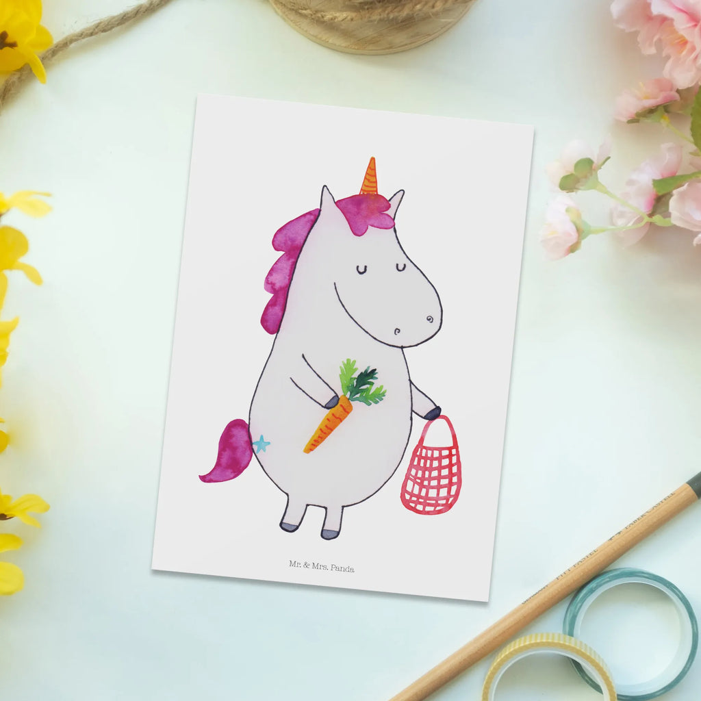 Postkarte Einhorn Gemüse Postkarte, Karte, Geschenkkarte, Grußkarte, Einladung, Ansichtskarte, Geburtstagskarte, Einladungskarte, Dankeskarte, Ansichtskarten, Einladung Geburtstag, Einladungskarten Geburtstag, Einhorn, Einhörner, Einhorn Deko, Pegasus, Unicorn, Biomarkt, Bio, Gemüse, Wochenmarkt