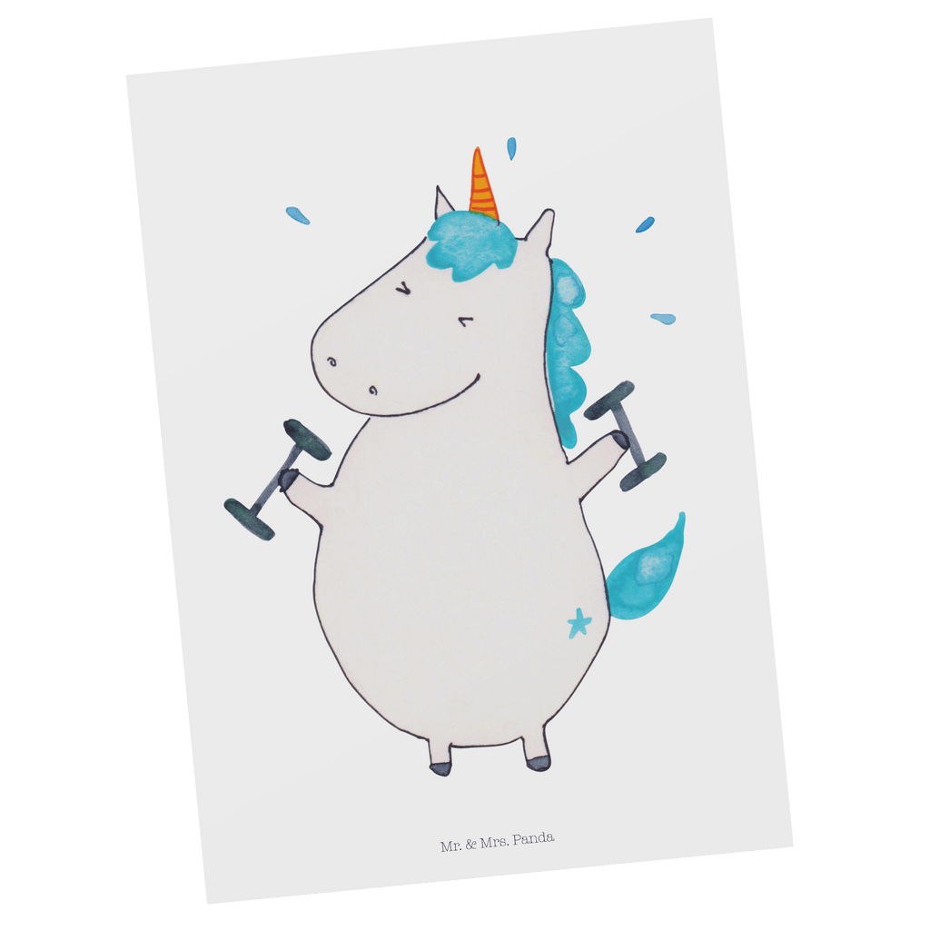 Postkarte Einhorn Fitness Postkarte, Karte, Geschenkkarte, Grußkarte, Einladung, Ansichtskarte, Geburtstagskarte, Einladungskarte, Dankeskarte, Ansichtskarten, Einladung Geburtstag, Einladungskarten Geburtstag, Einhorn, Einhörner, Einhorn Deko, Pegasus, Unicorn, Gym, Fitness, Fitnessstudio, Diät, Abnehmen, Sport, Pumpen, Geräte, Sixpack