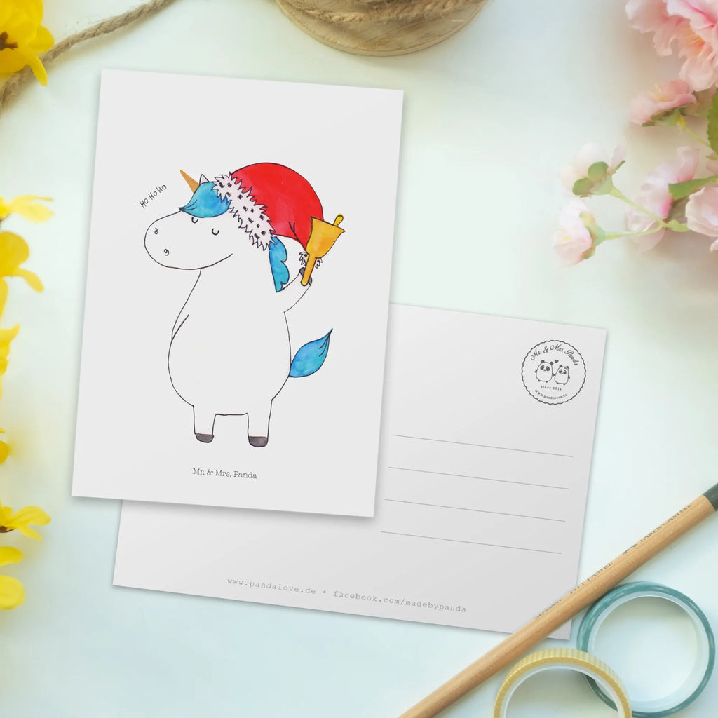 Postkarte Einhorn Weihnachtsmann Postkarte, Karte, Geschenkkarte, Grußkarte, Einladung, Ansichtskarte, Geburtstagskarte, Einladungskarte, Dankeskarte, Ansichtskarten, Einladung Geburtstag, Einladungskarten Geburtstag, Einhorn, Einhörner, Einhorn Deko, Pegasus, Unicorn, Gin, Schokolade, Schoki, Weihnachten, Weihnachtsmann, Nikolaus, Wunschzettel, Wunschliste, Feenstaub