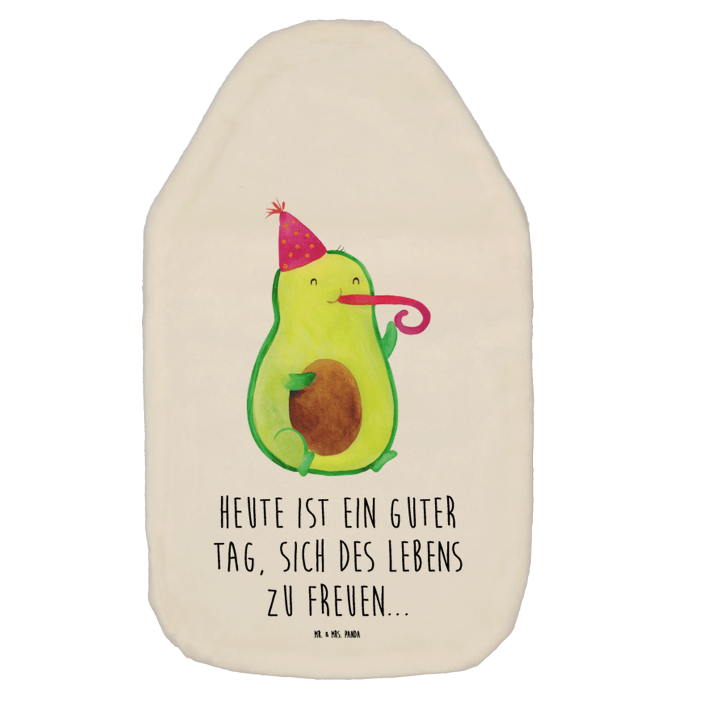 Wärmflasche Avocado Feier Wärmekissen, Kinderwärmflasche, Körnerkissen, Wärmflaschenbezug, Wärmflasche mit Bezug, Wärmflasche, Bettflasche, Kleine Wärmflasche, Avocado, Veggie, Vegan, Gesund, Party, Feierlichkeit, Feier, Fete, Geburtstag, Gute Laune, Tröte