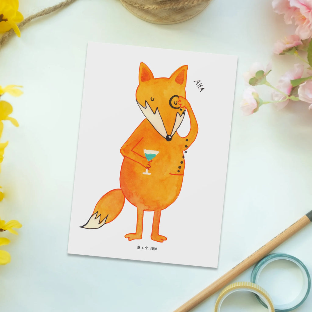 Postkarte Fuchs Lord Postkarte, Karte, Geschenkkarte, Grußkarte, Einladung, Ansichtskarte, Geburtstagskarte, Einladungskarte, Dankeskarte, Ansichtskarten, Einladung Geburtstag, Einladungskarten Geburtstag, Fuchs, Füchse, tröstende Worte, Spruch lustig, Liebeskummer Geschenk, Motivation Spruch, Problemlösung