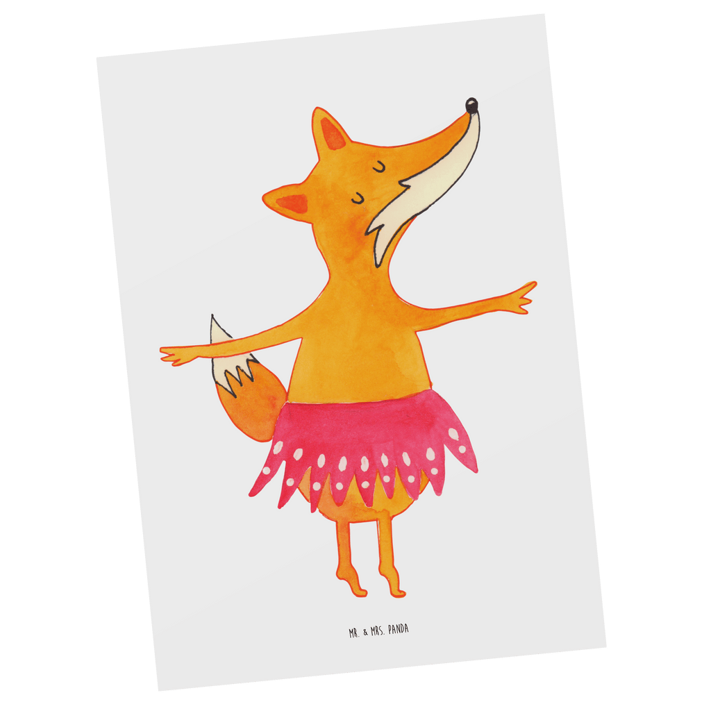 Postkarte Fuchs Ballerina Postkarte, Karte, Geschenkkarte, Grußkarte, Einladung, Ansichtskarte, Geburtstagskarte, Einladungskarte, Dankeskarte, Ansichtskarten, Einladung Geburtstag, Einladungskarten Geburtstag, Fuchs, Fuchs Spruch, Füchse, Füchsin, Ballerina, Ballett, Tänzerin, Tanzen, Party, Geburtstag