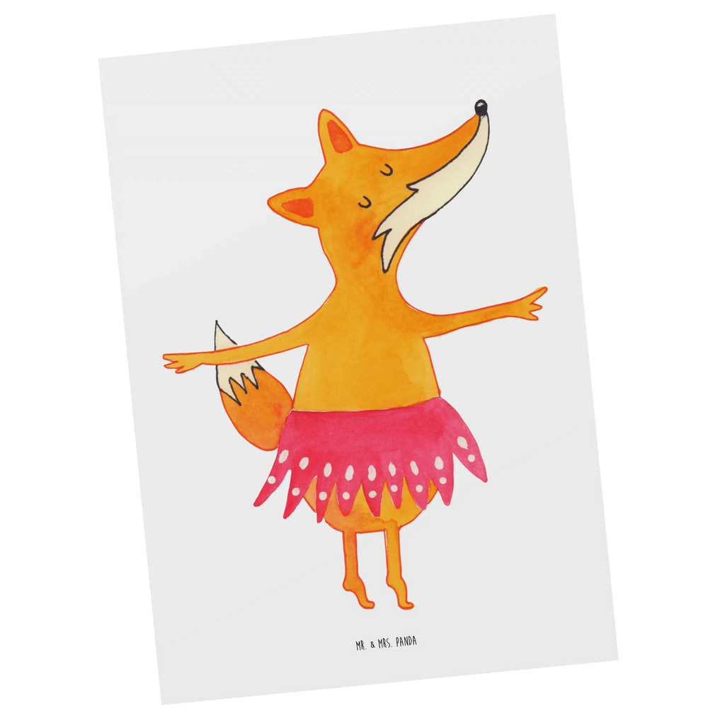 Postkarte Fuchs Ballerina Postkarte, Karte, Geschenkkarte, Grußkarte, Einladung, Ansichtskarte, Geburtstagskarte, Einladungskarte, Dankeskarte, Ansichtskarten, Einladung Geburtstag, Einladungskarten Geburtstag, Fuchs, Fuchs Spruch, Füchse, Füchsin, Ballerina, Ballett, Tänzerin, Tanzen, Party, Geburtstag