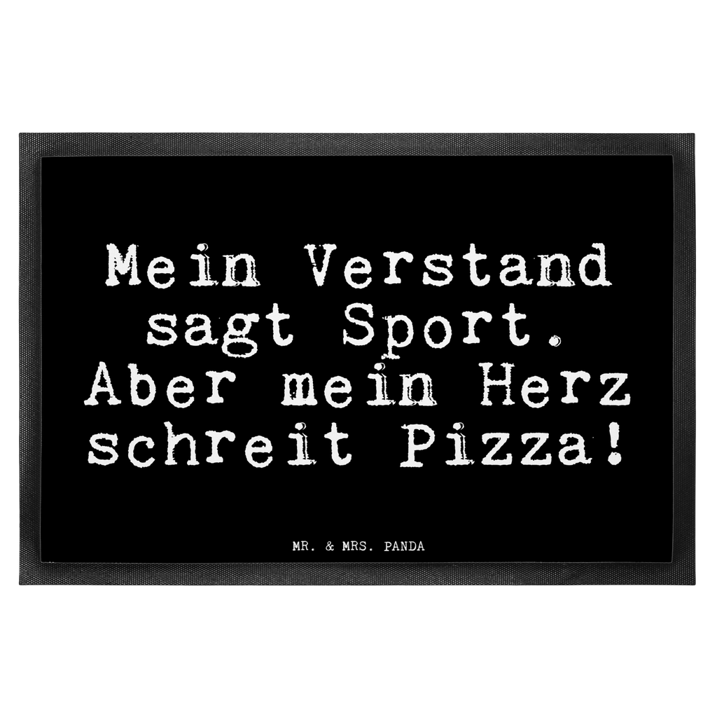 Fußmatte Fun Talk Mein Verstand sagt Sport. Aber mein Herz schreit Pizza! Türvorleger, Schmutzmatte, Fußabtreter, Matte, Schmutzfänger, Fußabstreifer, Schmutzfangmatte, Türmatte, Motivfußmatte, Haustürmatte, Vorleger, Fussmatten, Fußmatten, Gummimatte, Fußmatte außen, Fußmatte innen, Fussmatten online, Gummi Matte, Sauberlaufmatte, Fußmatte waschbar, Fußmatte outdoor, Schmutzfangmatte waschbar, Eingangsteppich, Fußabstreifer außen, Fußabtreter außen, Schmutzfangteppich, Fußmatte außen wetterfest, Spruch, Sprüche, lustige Sprüche, Weisheiten, Zitate, Spruch Geschenke, Glizer Spruch Sprüche Weisheiten Zitate Lustig Weisheit Worte