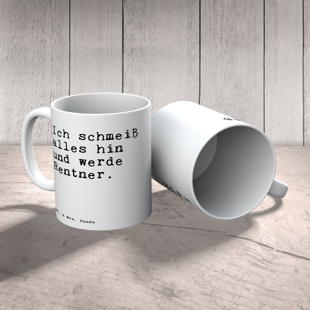 Tasse Ich schmeiß alles hin... Tasse, Kaffeetasse, Teetasse, Becher, Kaffeebecher, Teebecher, Keramiktasse, Porzellantasse, Büro Tasse, Geschenk Tasse, Tasse Sprüche, Tasse Motive, Kaffeetassen, Tasse bedrucken, Designer Tasse, Cappuccino Tassen, Schöne Teetassen, Spruch, Sprüche, lustige Sprüche, Weisheiten, Zitate, Spruch Geschenke, Spruch Sprüche Weisheiten Zitate Lustig Weisheit Worte